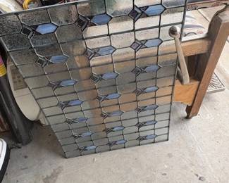 Leaded Beveled Glass panel