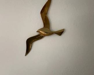 MCM Brass Seagull Wall set