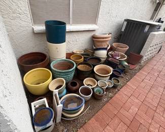 misc garden pots