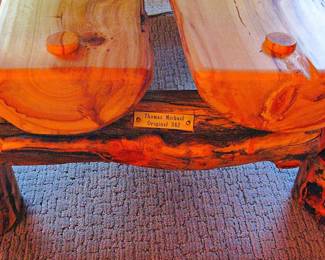 Thomas Michael Rustic Log Table
