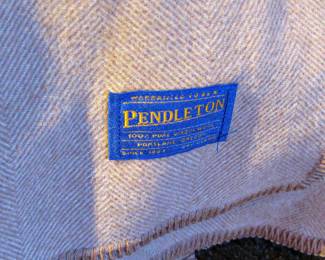 Pendleton Ivory, Virgin Wool Throw Blanket