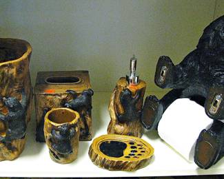 Black Forest Decor Trash Can - Kleenex Holder - Toilet Paper Holder and other Decor