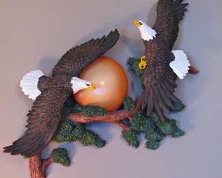 Ted Blaylock "Nature's Wonders" or "Soaring Spirits" illuminated Eagle Sculpture
