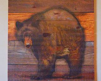 Sara L Smith "Tahoe Black Bear" on Wood.