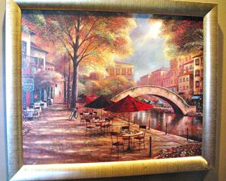 "Riverwalk Charm" by Artist Ruane Manning.