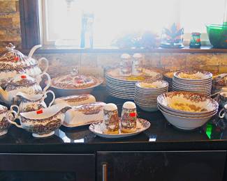 VTG Johnson Brothers Heritage Hall Dishes Set