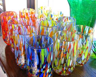 Confetti Art Glasses