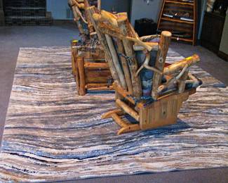  Karastan Enigma Continuum Smokey Grey Woven Area Rug  Rectangle  9'6" X 12' 11" 