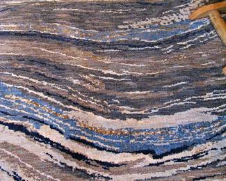  Karastan Enigma Continuum Smokey Grey Woven Area Rug  Rectangle  9'6" X 12' 11" 