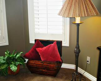 Bamboo Chest / Tall Floor Lamp