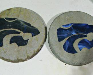 K-State Powercat Logo Stones