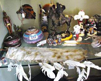 Native American Signed Pottery  / Sculptures / Kachina Dolls