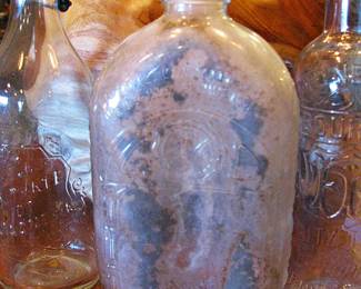 Antique South Carolina Dispensary Bottle, likely a Monogram Flask dating from 1900-1907.