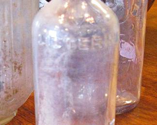 Antique Listerine Glass Bottle late 1800s and early 1900s