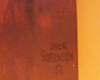 Canvas Print of the Painting "Hard to Get To" by Artist Jack Sorenson Old West Lifestyle and Cowboy Culture