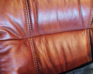 Very Nice Leather Power Recliner