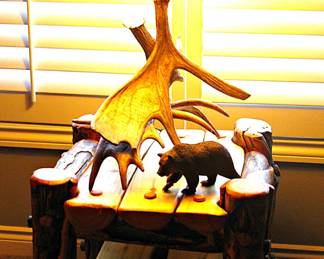 Thomas Michael Rustic Log Table