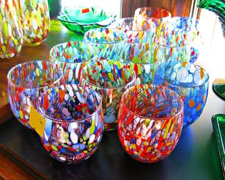 Confetti Art Glasses