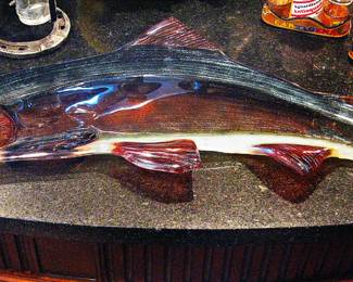Sockeye Salmon Beautiful Glass Tray