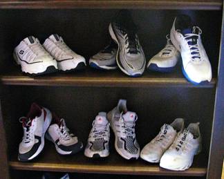 Men's Athletic Shoes Some with Tags