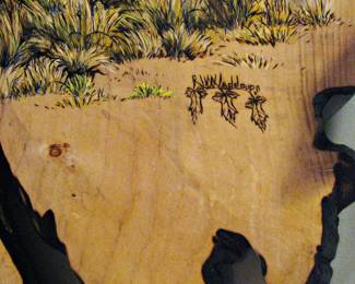 Ray Wayne Waddoups Wood Carved Elk