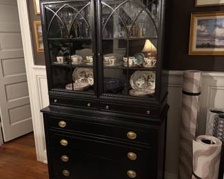Painted China Cabinet