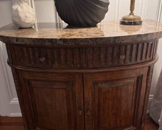 Marble top Demilune