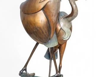Lot 1119
Jason Napier (American, B. 1973) Bronze Sculpture 2006, 'Poetic Gestures (lifesize Version)', SN: 3/12, H 80" L 24" Depth 22"