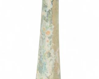 Lot 4006
Roman Iridescent Green Glass Unguentarium Candlestick H 6.5" Dia. 2"