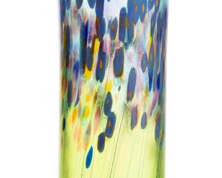 Lot 1112
Robert Held (Canadian) Iridescent Art Glass Vase 'California Poppy', H 11" Dia. 5.5"