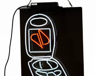 Lot 1068
Neon Flip Phone H 22.75" W 36"