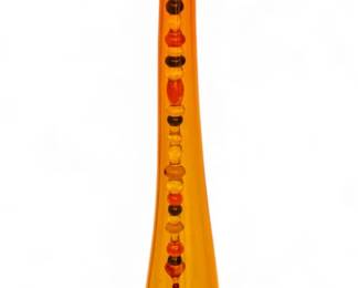 Lot 1102
Lucio Bubacco (Italian, B. 1957) Lampwork Glass Vessel with Figural Devil 1996 - 1998, 2 PCS