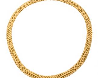 Lot 37
14kt Yellow Gold German Braided Necklace 60 g 1 PC