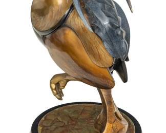 Lot 1121
Jason Napier (American, B. 1973) Bronze Sculpture 2003, 'ImPeckable', SN: #3/37, H 20" W 11" L 19"