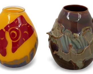 Lot 1111
Jeff Van Hassel (American / Michigan) Art Glass Vessels, Ca. 2005, 2 PCS