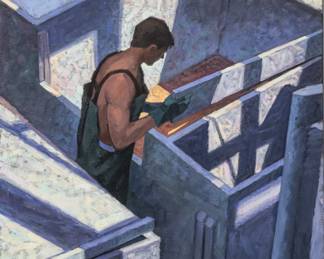 Lot 1029
Paul Schulenburg (American, B. 1957) Oil on Canvas 'Fishing Boat Light and Shadow', H 40" W 30"