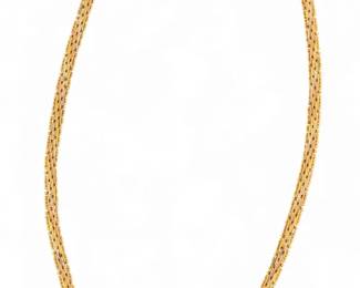 Lot 35
14Kt Yellow Gold V Shape Necklace L 16" 25 g 1 PC