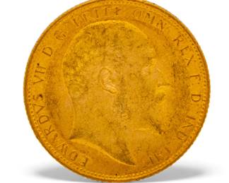 Lot 34
Edward VII 22K Gold Sovergn 1904