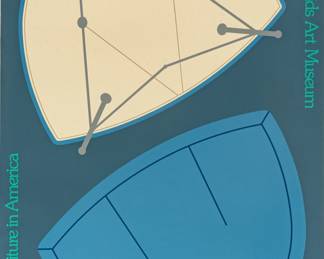 Lot 1071
Stephen Frykholm (American, B. 1942) and Barbara Loveland (American, B. 1951) Screenprint in Colors on Wove Paper 1982