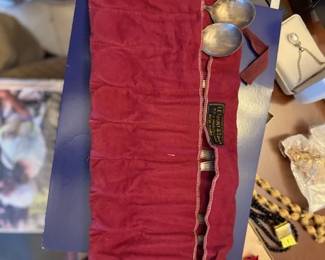 Part of collection of sterling silverware