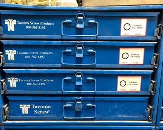 Tacoma Screw Organizer Cabinet #4 - Various Size O Rings and Screws