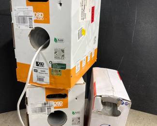 White Audio 14/2 and 14/4 Speaker Wire and 16/4 Audio Cable