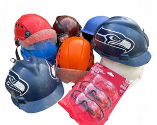 Safety Gear– Petzl, K2, V-Gard (Seahawks) Helmets & Milwaukee Goggles