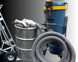 Goodway DVE 3 Industrial Vacuum Overflow Drum Hoses WetDry $7-8K