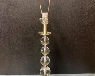 MCM Stacked Glass Ball Brass Lamp