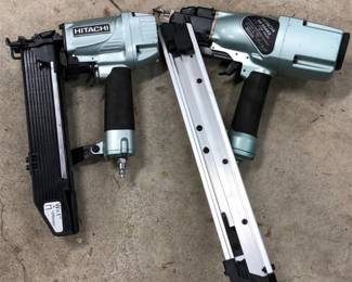 121 HitachiNR65AK2PneumaticStripNailerandN5024A2PneumaticStapler