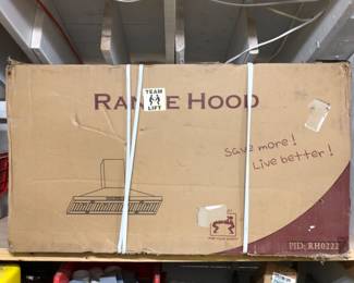 AKDY 30 in. 343 CFM Convertible Wall Mount White Range Hood