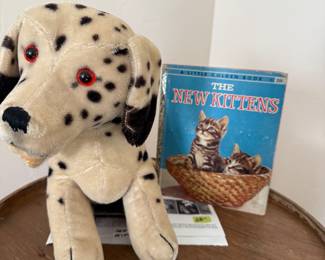 Vintage toy and book