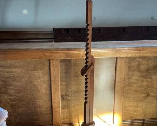   Vintage Tell City ratchet floor lamp