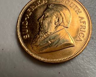 South Africa Kurregand Gold Coin 1 oz 